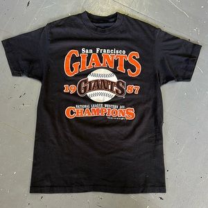 1987 MLB San Francisco Giants National League Western Division Champions tee